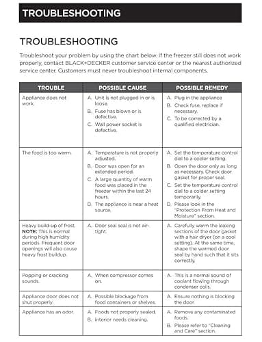 BLACK+DECKER 17 Cu. Ft. Convertible Freezer Refrigerator, Upright Freezer with Glass Shelves, ENERGY STAR rated, Frost Free, BUC1700XB, Black 8
