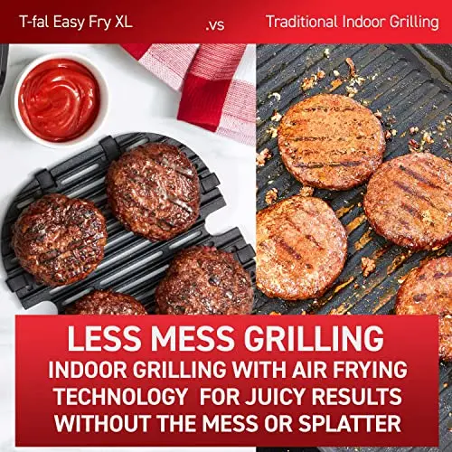 T-fal Air Fryer & Grill Combo Digital, 2-in-1, 4.4 Qrt, black 5