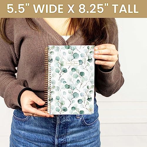 bloom daily planners 2024 Calendar Year Day Planner (January 2024 - December 2024) - 5.5” x 8.25” - Weekly/Monthly Agenda Organizer Book with Stickers & Bookmark - Boho Greenery 6
