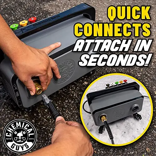 Chemical Guys ProFlow PM2000 Electric Pressure Washer – 14.5 Amp Motor, 2030 Max PSI, 1.77 GPM with 5 Quick Connect Tips, Compact Portable Pressure Washer for Cars, Patios, Driveways and Home Cleaning 11