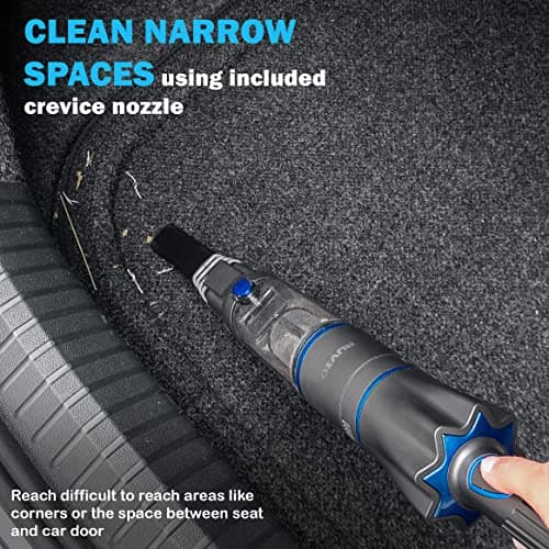 Ruvio Cordless Vacuum Cleaners for Home Carpet Vacuum Cleaner Car Use, Car Vacuum Portable Cordless with Double HEPA Filtration System, High Power Motor Vacuum for Narrow Spaces As Seen On TV 6