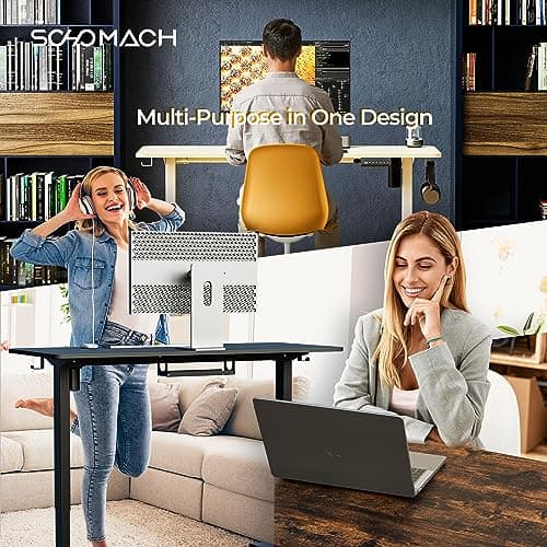 SOHOMACH Electric Standing Desk - Adjustable Height with Memory Preset, 48 x 24 Inches Ergonomic Design Home Office Standing Desk 8