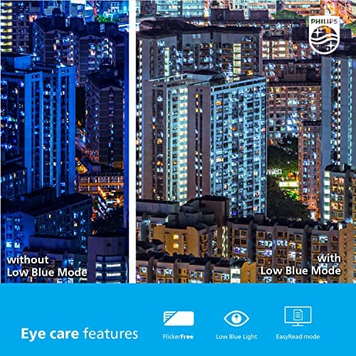 PHILIPS 22 inch Class Thin Full HD (1920 x 1080) 75Hz Monitor, VESA, HDMI & VGA Port, 4 Year Advance Replacement Warranty, 221V8LN, Black 6