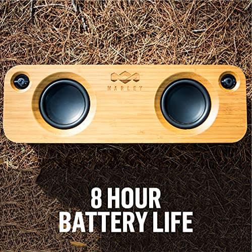House of Marley - Get Together Bluetooth Portable Bluetooth Speaker and Audio System - 3.5 Woofer & 1 Tweeters, 30m Wireless Range, 8 Hour Playtime, Sustainably Crafted, Signature Black 9