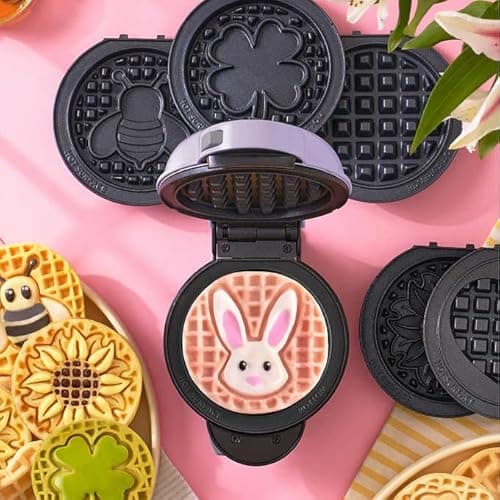 Waffle Maker Gift Set with Removable Plates, Silicone Waffle Spatula and Gourmet Waffle Recipe by Infinite Abundance LLC 7