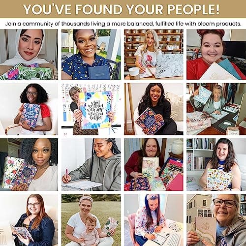 bloom daily planners 2024 (8.5" x 11") Calendar Year Day Planner (January 2024 - December 2024) - Weekly/Monthly Dated Agenda Organizer with Tabs - Earthy Abstract, Blue 9