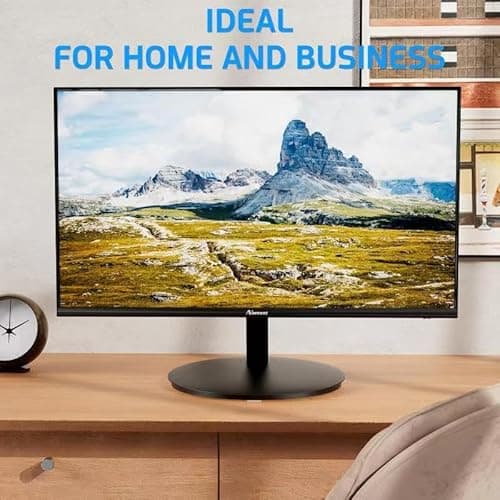 Norcent 22 Inch Monitor with HDMI VGA Port, 1080P 75Hz Full HD VA LED Ultra Thin Bezel Display, Flicker-Free, Blue Light Filter, Built-in Speakers, Tilt Adjustment 7