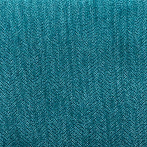 Roundhill Furniture Pisano Teal Blue Fabric Armless Contemporary Accent Chair with Kidney Pillow 7