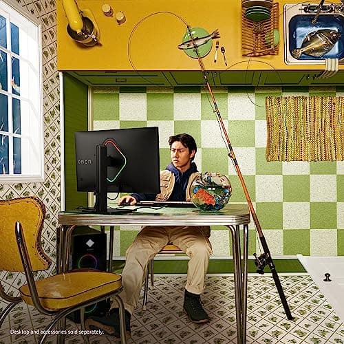 HP OMEN 27q QHD 165Hz Gaming Monitor, QHD Display (2560 x 1440), IPS Panel, 99% sRGB, 95% DCI-P3, 16:9, AMD FreeSync Premium Technology, 27q (2023) 10