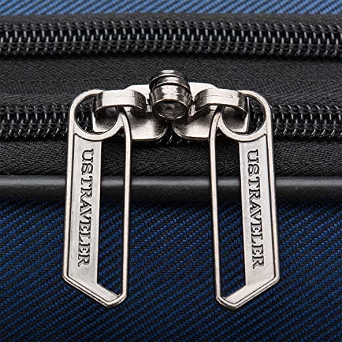 U.S. Traveler Aviron Bay Expandable Softside Luggage With Spinner Wheels, Navy, Carry-on 23-Inch 9