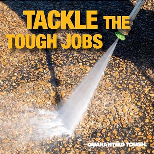 DeWalt DXPW3425E-S 3400 PSI Gas Pressure Washer, 2.5 GPM Axial Cam Pump, 208cc Recoil with Electric Start Engine, Spray Gun and Wand, 5 QC Nozzles, 5/16-in. x 25-ft. Hose, 49-State 14