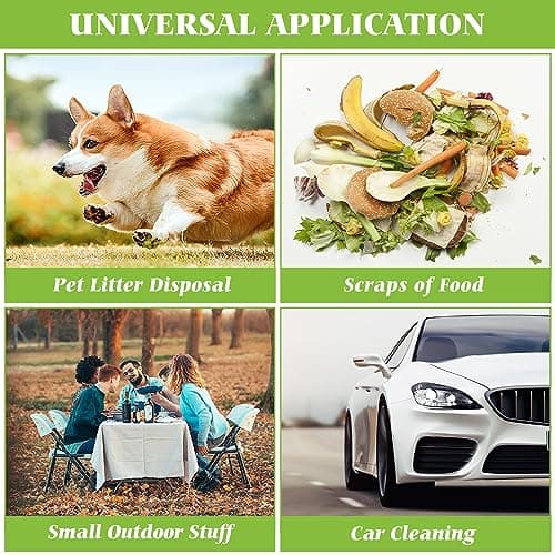 Teivio Small Trash Bags 4 Gallon 200 Counts Garbage Bags, Bathroom Trash Can Bin Liners, Small Plastic Bags for home office kitchen, fit 12-15 Liter, 3,3.5,4.5 Gal, Clear 6