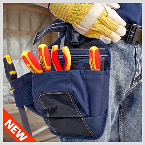 HORUSDY 6-Piece 1000V Insulated Precision Screwdriver Set, Magnetic Tip CR-V Electrician Tools with Cushion Grip TPR Handle for Electrical Applications 6