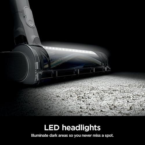 Shark PowerPro Reveal Plus Cordless Vacuum, FloorDetect & Dirt-Reveal Technology, HEPA Filter, Carpet & Hard Floor, Rechargeable, Charcoal, IZ376H 12