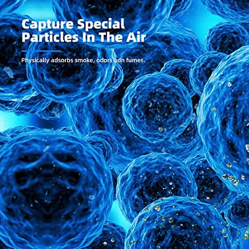 AROEVE MK01 & MK06 Air Filter Replacement 4-in-1 Air Filter for Smoke Pollen Dander Hair Smell Suitable- Standard Version 6