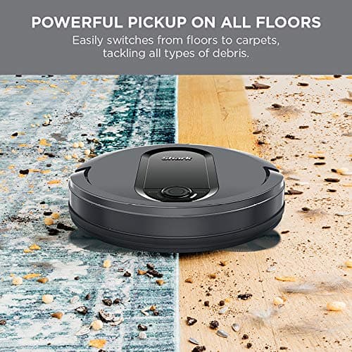 Shark IQ Robot Vacuum AV970 Self Cleaning Brushroll, Advanced Navigation, Perfect for Pet Hair, Works with Alexa, Wi Fi, xl dust bin, A black finish 6