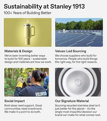 STANLEY Classic Stay-Hot French Press Coffee Maker 48 oz | 5 Minute Brew, 4 Hours Hot | Mesh Filter for Coffee Grounds | Insulated Stainless Steel French Press | BPA-Free | Hammertone Green 8