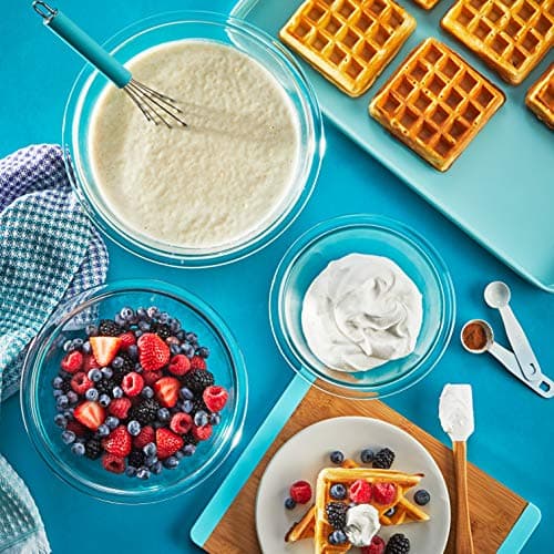 Pyrex Essentials (3-Piece) Glass Mixing Bowls Set For Prepping, Baking and Cooking, Preheated Oven, Dishwasher, Freezer, and Microwave Safe 6