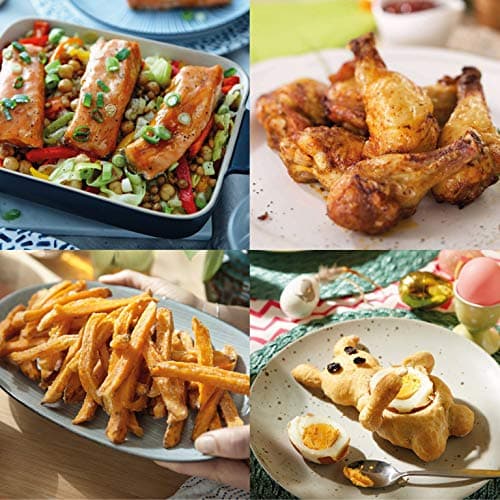 PHILIPS 3000 Series Air Fryer Essential Compact with Rapid Air Technology, 13-in-1 Cooking Functions to Fry, Bake, Grill, Roast & Reheat with up to 90% Less Fat*, 4.1L capacity, Black (HD9252/91) 5