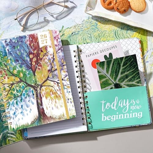 Planner 2026-2027 - 2026-2027 Planner Weekly and Monthly, July 2026 - June 2027, 6.4"x 8.5", with Elastic Closure, Inner Pocket, Coated Tabs 7