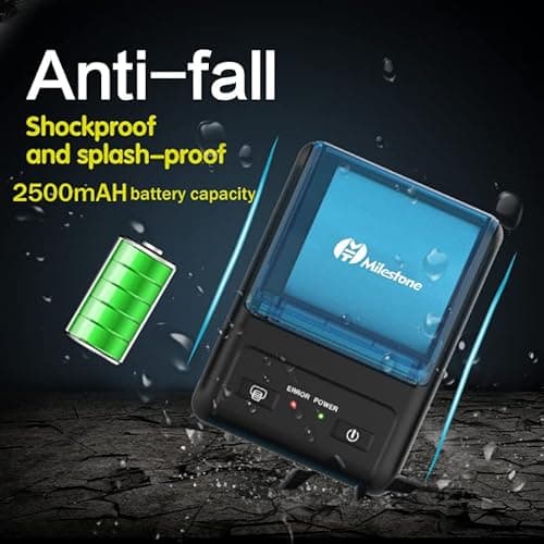 BestXinYin Bluetooth Receipt Printer Thermal 58mm Portable Mobile Ticket POS Printer for Small Business Compatible with Android &Windows, No Square 6