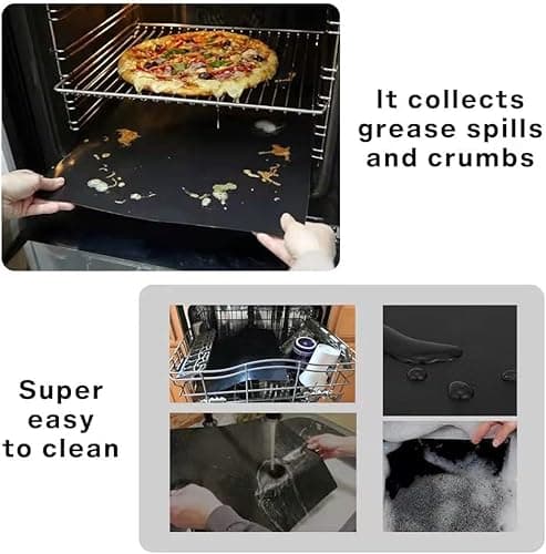 SIUDANGKA Air Fryer Liners Compatible with Emeril Lagasse 26 QT Extra Large Air Fryer, 4 PCS Air Fryer Oven Liners Reusable for Emeril Lagasse Accessories 5