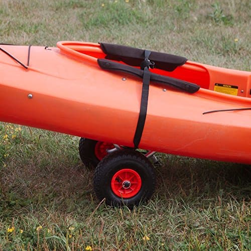 ABN Universal Kayak Carrier – Trolley for Carrying Kayaks, Canoes, Paddleboards, Float Mats, and Jon Boats 5