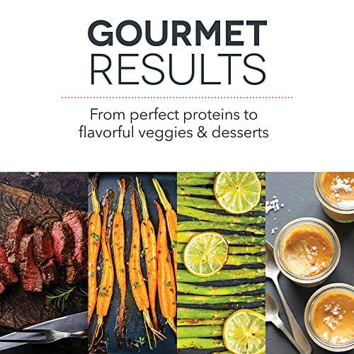 Dash Chef Series Digital Sous Vide Bath - Sous Vide Machine for Steak, Poultry, Seafood & Vegetables - Includes Vacuum Pump, 10 Bags & Recipe Guide - 8.5 Quarts 5