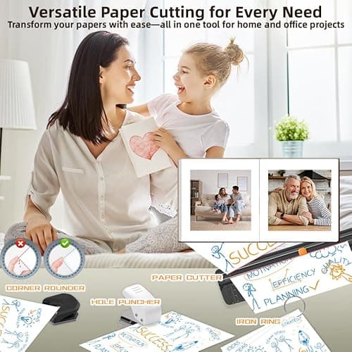 Laminator Machine 9-Inch Portable Thermal Laminater with Hot & Cold Modes, A4 Small Laminating Machine with ABS Jam-Release, 3-Min Warm-Up, 6-in-1 Photo Laminator Kit for Home and Class, White 5