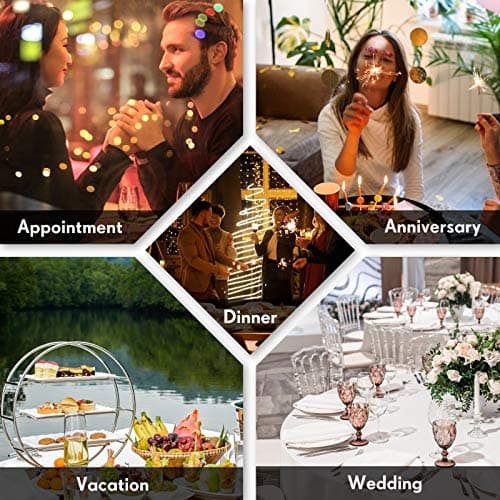 Patelai Serving Utensils Set Include Stainless Steel Large Spoons Slotted Spoons Forks Tongs Soup Ladle and Pie Server for Parties Buffet Catering, Dishwasher Safe(Silver,10 Pieces) 6