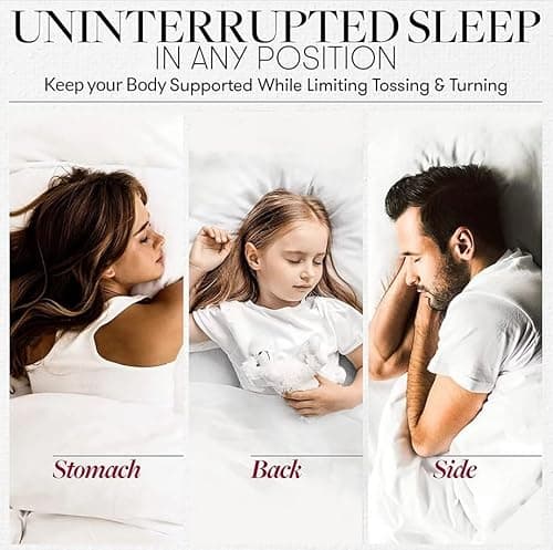 Beckham Hotel Collection Bed Pillows Standard/Queen Size Set of 2 - Original Soft Down Alternative Pillow for Sleeping - Soft Support for Back, Stomach or Side Sleepers 10