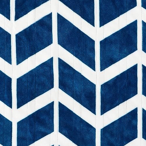 VENTIMI Electric Blanket Heated Throw, 50" x 60" Heated Blanket with 5 Heat Levels & 3 Hours Auto Off, Fast Heating Blankets with ETL & FCC Certification, Navy 8