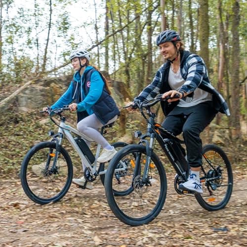 5TH WHEEL Mate Electric Bike for Adults - 1000W Peak Motor, 23MPH Top Speed, 468WH Removable Battery, 7-Speed & Adjustable Stem - Commuting & Mountain E-Bike with Color LCD Display 7