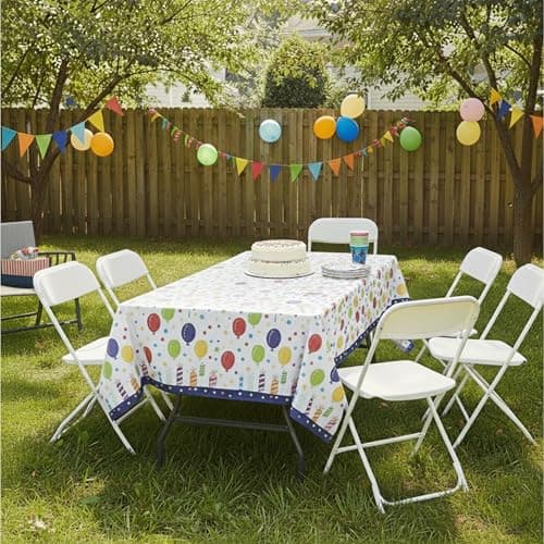 Flash Furniture Hercules Set of 10 Indoor/Outdoor Heavy-Duty Plastic Folding Chairs, Foldable Commercial Stacking Chairs with 650-lb. Static Weight Capacity, White 19