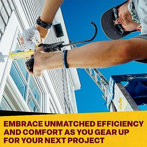 Dripless Brand ETS3000 Composite Caulk Gun for gunning 10oz / 300ml Sealant or Adhesive Cartridges - 18:1 Thrust Ratio - Unibody Revolving Cradle - Optional Drip/Dripless switch - ProBuilder Grade 6