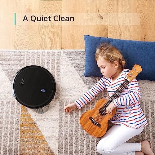 eufy Boost IQ RoboVac 11S (Slim), 1300Pa Strong Suction, Super Quiet, Self-Charging Robotic Vacuum Cleaner, Cleans Hard Floors to Medium-Pile Carpets Black (Renewed) 6