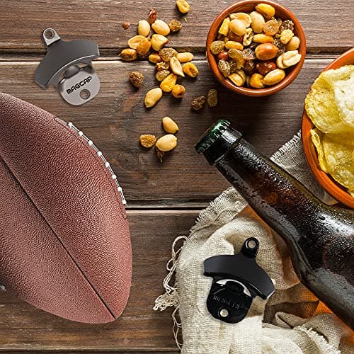 MAGCAP Outdoor Bottle Opener Wall Mounted - Style Magnetic Beer Bottle Opener that Catches Caps - Easy to Install and Incredibly Convenient 6