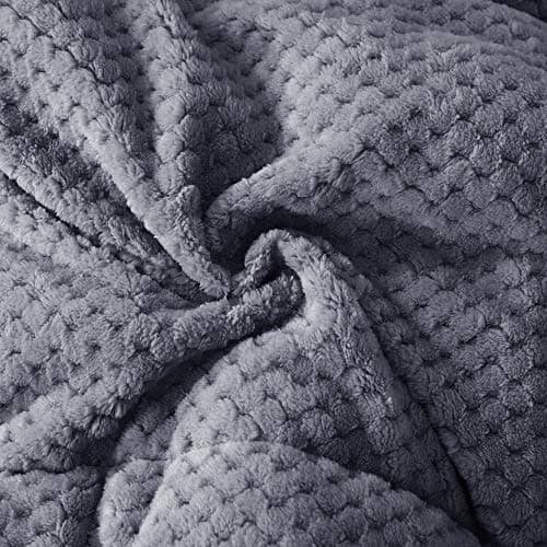 KASENTEX Super Ultra Soft Luxury Plush Sherpa Comforter, Cozy Reversible Fleece - Goose Down Alternative Fill, Machine Washable Bedding, Excalibur Grey, Twin/Twin XL Size 6