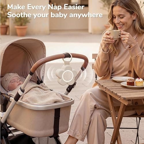 2025 Mom's Choice Awards | Portable White Noise Sound Machine Baby | 25 Soothing Sounds | Rechargeable Travel Sound Machine with Night Light | Newborn Essentials | Nursery Shower Gift, Home, Sleep Aid 5
