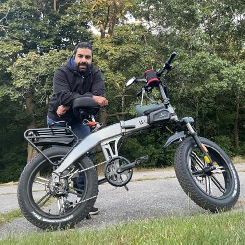 Luckeep Folding Electric Bike for Adults 1500W Peak Motor, 28MPH 60 Miles,720WH Removable Battery 20'' x 4.0 Fat Tire Ebikes for Adults with Hydraulic Brakes, NFC Unlock, APP, UL 2849 E-Bike 7