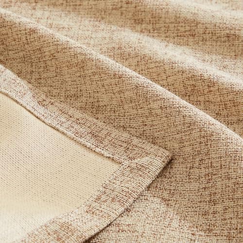 ZeeMart Burlap Style Farmhouse Table Runners 72 Inches Long, Beige Rustic Woven Dining Table Runner for Everyday Use, 14x72 Inches, Oatmeal Beige 6