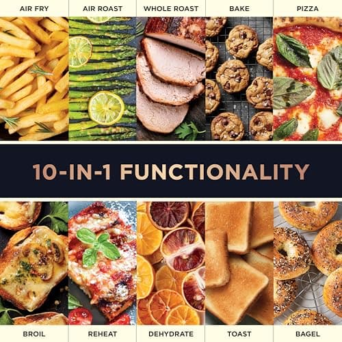 Ninja | French Door Premier | Air Fryer, Convection Oven, Toaster | 5-qt Air Fry Basket, Sheet Pan, Wire Rack, Broil Rack | PFAS-free Cooking Surface, Dishwasher-safe Accessories | FO101 (NEW) 6