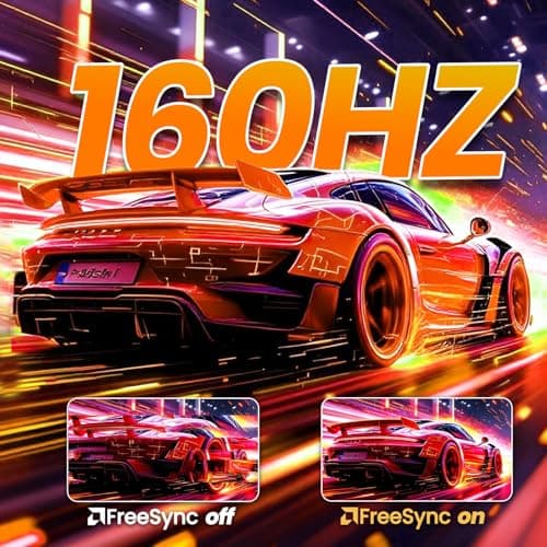 CRUA 27” 4K Gaming Monitor, UHD 3840x2160 160Hz IPS Screen, Height/Pivot/Swivel/Tilt Adjustable Vertical Monitor, Support AMD FreeSync, Built-in Speakers, 120% sRGB, PIP/PBP, HDMI 2.1 & DP 1.4-Black 5