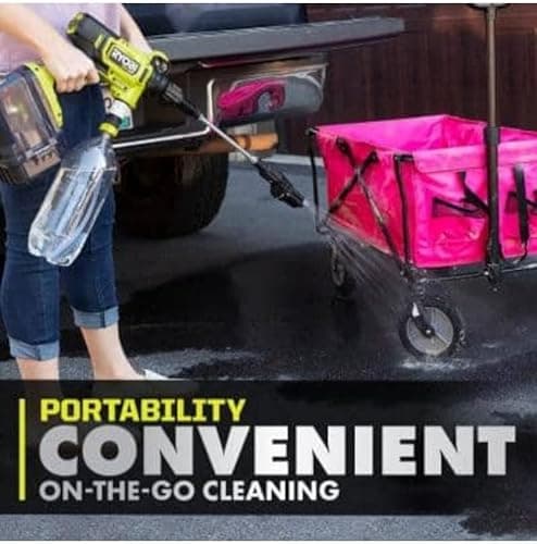 HP Brushless EZClean 600 PSI 0.7 GPM 40 Volt HP Cold Water Cleaner with 2.0 Ah Battery and Charger (11.3, 1) 8