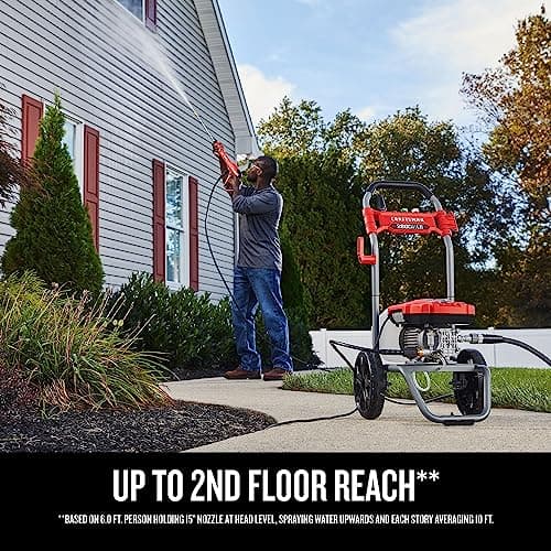 CRAFTSMAN Electric Pressure Washer, Cold Water, 2,800 MAX PSI (CMEPW2800) 4