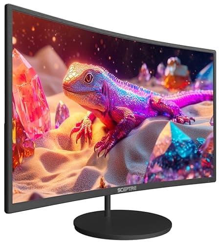 Sceptre Curved 27-inch Prime Monitor up to 100Hz 1080p, HDMI x2, VGA, 99% sRGB, Built-in Speakers, R1500, Machine Black 2025 (C275W-1920RN Series) 6