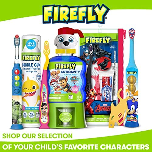 FIREFLY Play Action Sonic The Hedgehog Toothbrush Kit, Interactive Battery Operated Toothbrush with Lights, Music and Games, Batteries Included, Ages 3+ 9