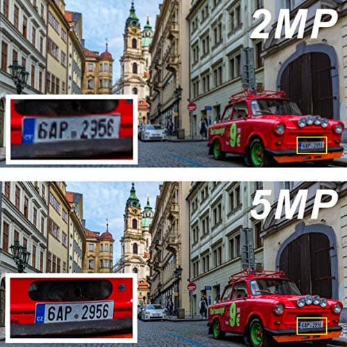 Inwerang 5MP 4MP Dome Super Hybrid Security Camera HD-TVI/CVI/AHD/960H CCTV Surveillance Security Camera 2.8-12mm Varifocal Lens Outdoor/Indoor 98ft IR Waterproof Day&Night Vision Array Dome Cam 5