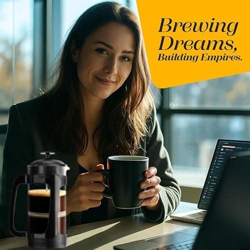 ESPRO P3 French Press Coffee Maker – Patented Double Micro-Filter for Grit-Free Brew, Heat Resistant thicker Borosilicate Glass Coffee press – (32 oz) 8