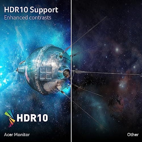 acer Nitro 27 Inch QHD 2560 x 1440 IPS Gaming Monitor | AMD FreeSync | Up to 180Hz Refresh | Up to 0.5ms | DCI-P3 95% | HDR 10 Support | One Display Port 1.2 & Two HDMI 2.0 | KG271U N3bmiipx 7